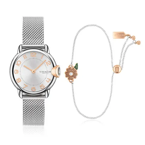 [ 롯데백화점 ][마션틴트(잡화)][코치] 메쉬 여자 시계 14000073 아든 선물 세트