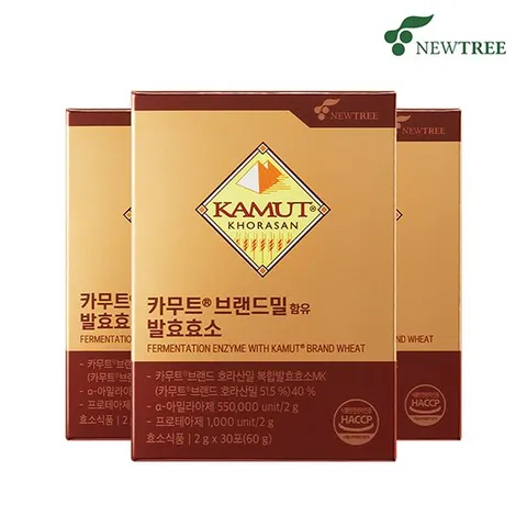 뉴트리 카무트효소 브랜드밀 함유 발효효소 3박스