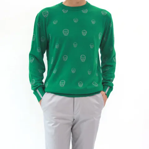 남성골프니트 남자골프긴팔 남성골프상의 SKULLKNIT