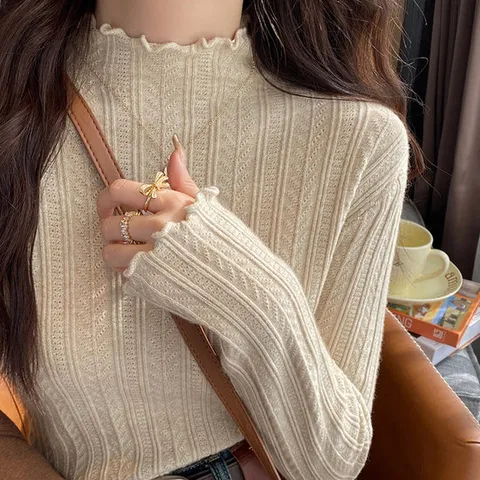 반폴라 니트 탑(mb0390)