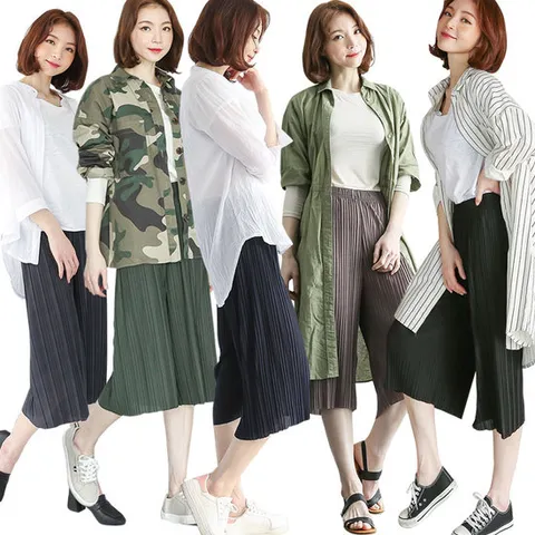 여성용 7부바지 허리 밴딩 고무줄 편한작업복 홈웨어 시원한팬츠