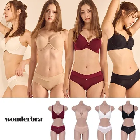 [2만원 SALE]원더브라 컴피 프리 브라팬티 4세트