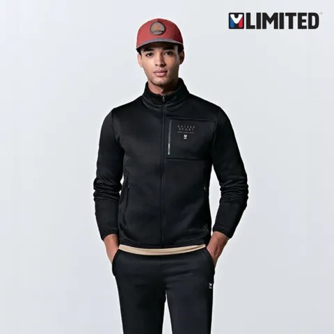 엠리밋 남성 기모 트레이닝세트 25116 블랙 겨울 운동