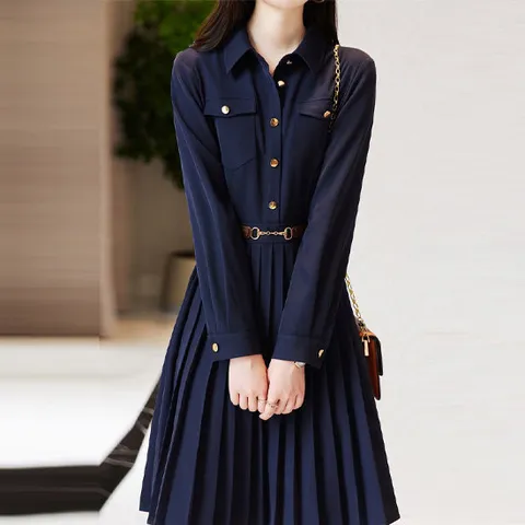 [아리엘스타일]여성 가을 하객룩 오피스룩 리덴브원피스