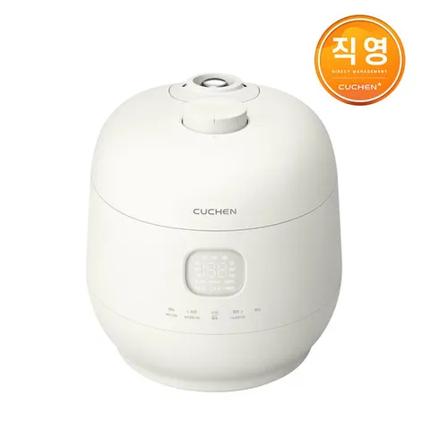 쿠첸 브레인 미니 풀스텐 듀얼프레셔 3인용 IH전기압력밥솥 화이트 CRT-TWS0310W