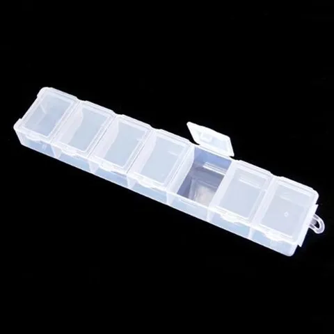 09 PP케이스 직사각7구 정리함 100개