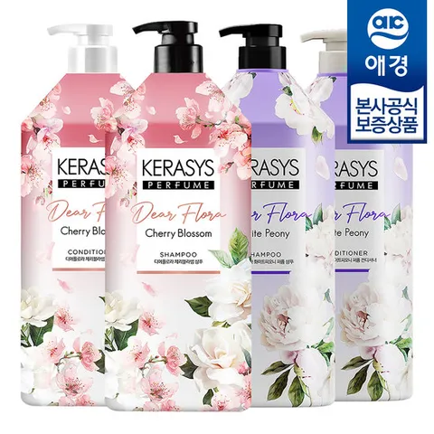 [애경][박스특가] 케라시스 디어플로라 샴푸/린스 1.5L x6개