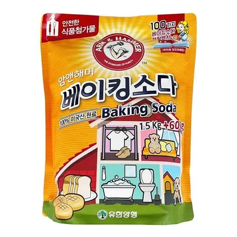 암앤해머 내츄럴 베이킹소다 1.5kg + 600g- O