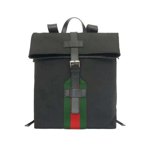 [ 롯데백화점 ][구찌]구찌 웹 테크노 캔버스 벨트 백팩