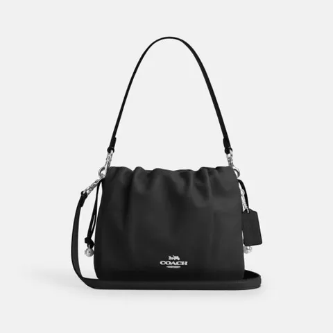 코치 페이디드 드로우스트링 백 CT763-SV/BK 실버/핑크