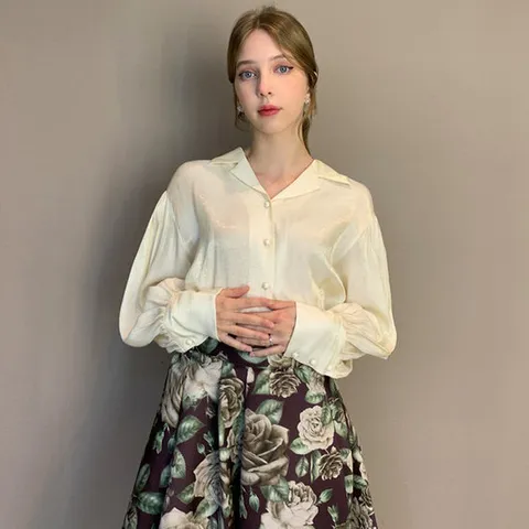 [ 롯데백화점 ][파슨스] Gold.Pearl Blouse     [ASSQ9BL01]