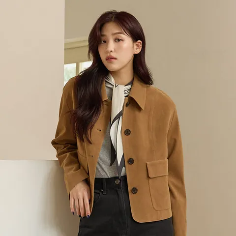 [ 롯데백화점 ][올리브데올리브]모노 트라이앵글 스카프 (OH4XFA00)