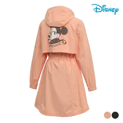 [디즈니골프] 여성 허리스트링 후드 레인코트 비옷 DM1LJR001