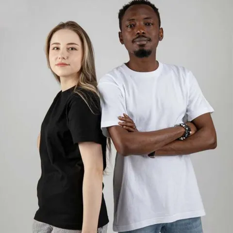 마마로 남여 순면100% 라운드 기본 티셔츠 면티 반팔티 무지