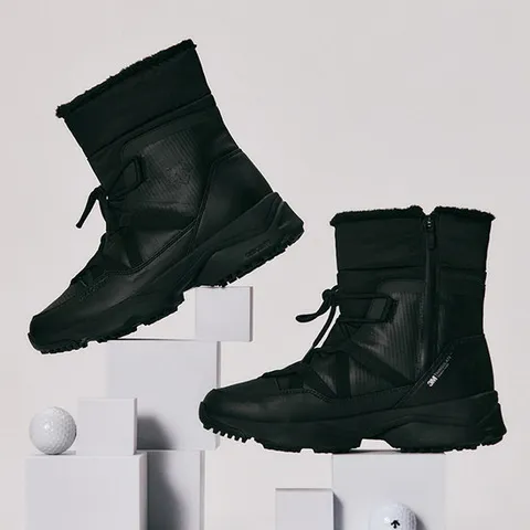 (가격인하) [데상트골프] 여성 방한 미들부츠