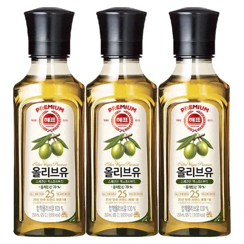 해표 올리브유 250ml 3개