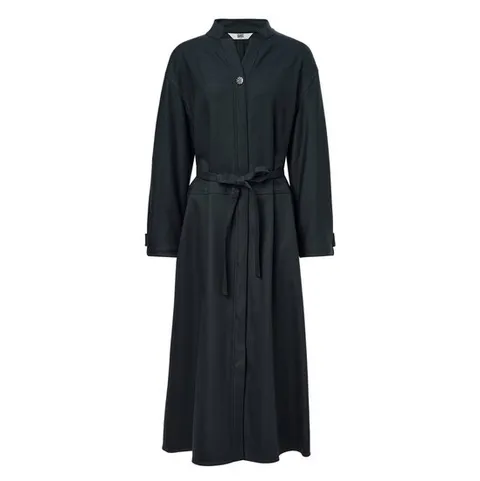 닥스 여성 24FW 클리어런스울 네이비 버튼 장식 스트랩 원피스 DLDR4D905N3