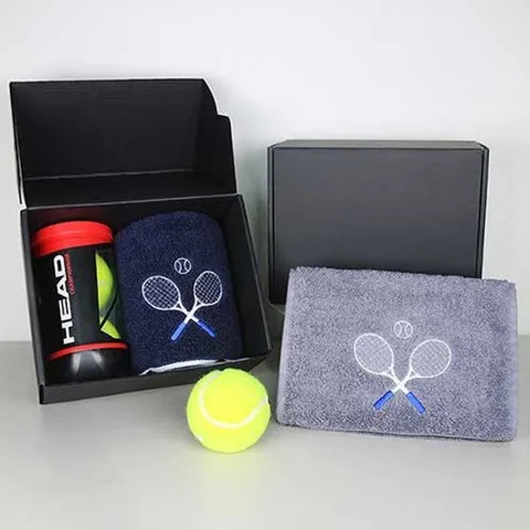 [송월타올]송월타올 스포츠타올 선물세트(테니스스포츠1%2b테니스공2) 랜덤발송
