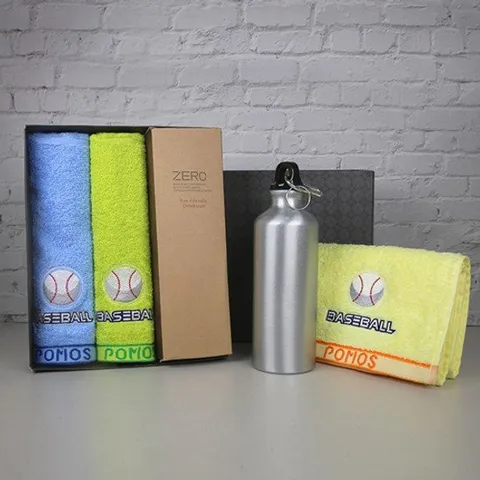 [송월타올]송월 스페셜 기프트세트(야구2p%2b메탈스포츠보틀1p)랜덤발송