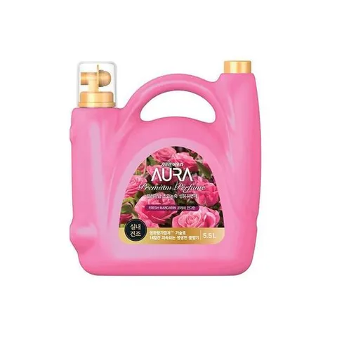 [샤프란] 아우라 프리미엄 섬유유연제 프레쉬만다린 5.5L