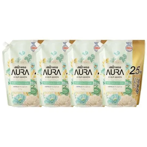 [샤프란] 아우라 스모키머스크 1.7L 4개 섬유유연제 리필형