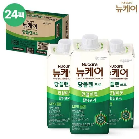 대상 뉴케어 당플랜 프로 인절미맛 24팩