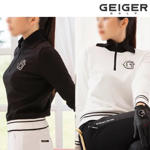 (IN)[론칭가 179,000] 가이거골프 집업 방풍 스웨터