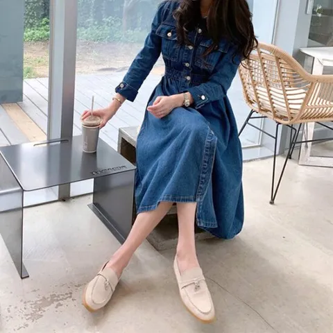 [아리엘스타일]클래식 트렌디원피스 어센틱데님원피스