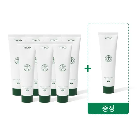 티타드 점보치약 180g 7개 + 1개 증정