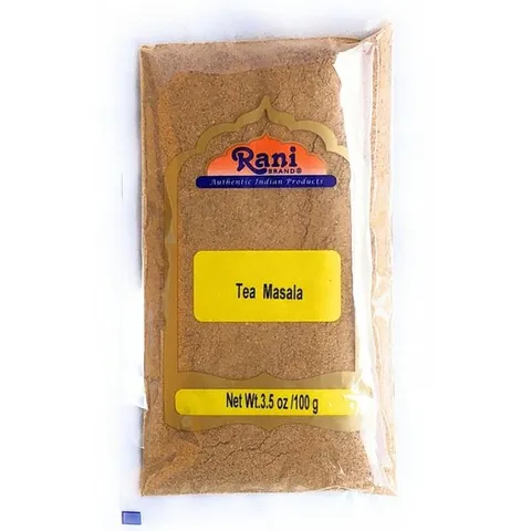 3X 라니 브랜드 정통 인도 제품 라니 내추럴 티 차이 마살라 99.2g 100g 천연 식물성 글루텐 프렌들리 소금 앤 무설탕 NONGMO