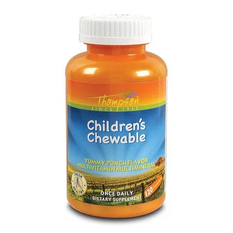 톰슨 칠드런스 츄어블 멀티비타민 펀치 120 츄어블