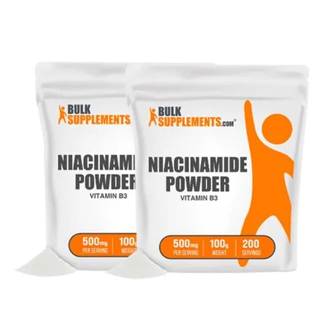 2개X  벌크서플리먼트  나이아신아미드  비타민  B3  파우더  100g