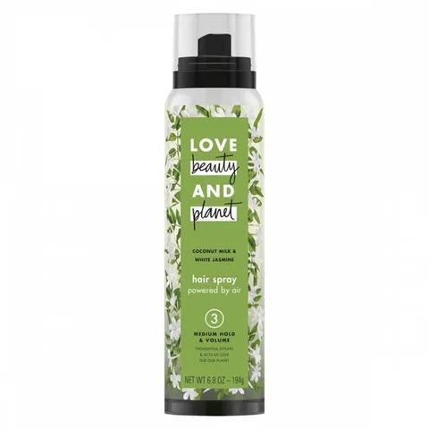 러브뷰티앤플래닛코코넛밀크앤드화이트자스민미디엄홀드앤드볼륨헤어스프레이  194g