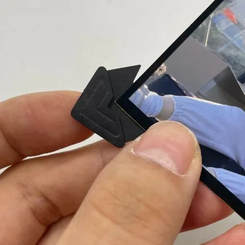 폴꾸 탑꾸 사진꾸미기 모서리스티커 블랙