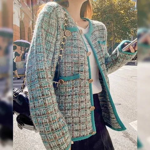 [이쁘다] 팅클 니트 트위드 가디건