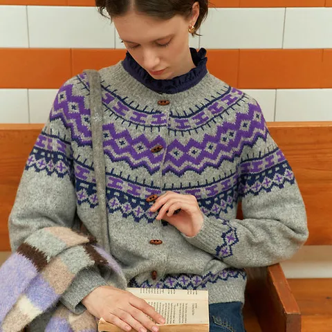 피그먼트 그랜마가디건 (택가 73800원)