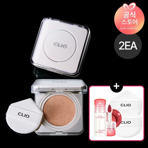 클리오 킬커버 디오리지널쿠션x2+손거울 증정+퍼프2매