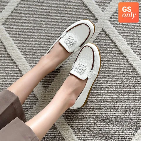 [할리샵/43900원](911X6) [소가죽] 고급미 로퍼 2cm