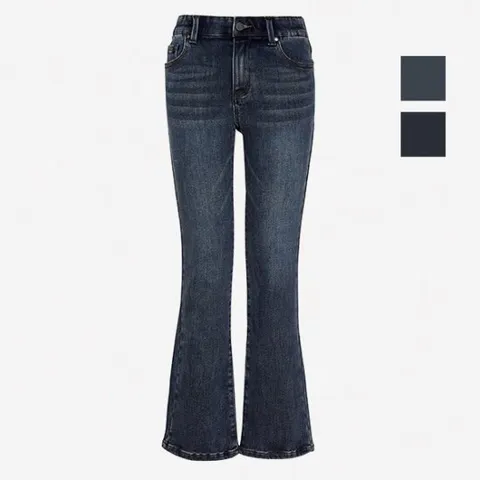 [ 롯데백화점 ][뱅뱅]여성 속밴드 기모 부츠컷 스판 청바지 NQK753