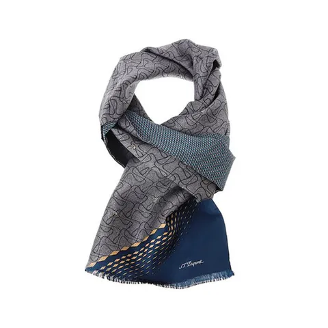 [ 롯데백화점 ][듀퐁셔츠] 그레이 실크 양면 넥카프 TE4FM63KS303TGY