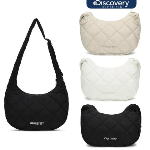 [ 롯데백화점 ]디스커버리 [택가119,000원] 공용 멜로즈 퀼팅 롱 숄더백 L 호버백 DXCR3504N