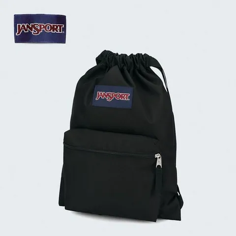 잔스포츠 공식 드로우색 Black 스트링백