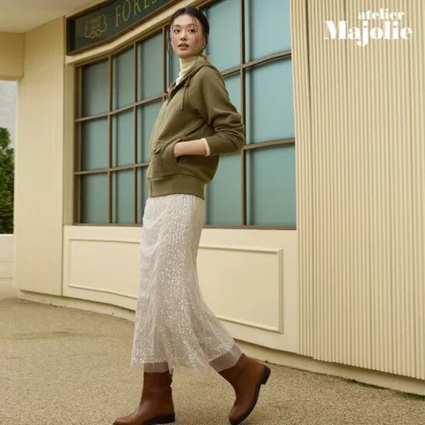 아뜰리에마졸리 튤 레이어 스팽글 스커트 1종 [런칭 가격 89,900원]