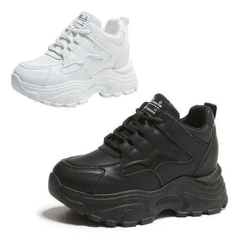 [아리앤] 어글리 키높이 여성 스니커즈 8cm