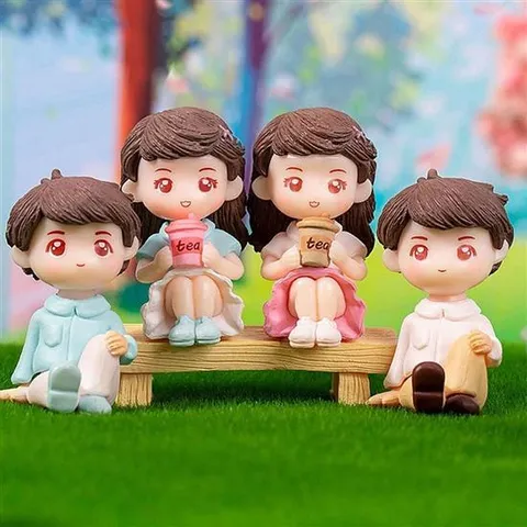 미니어처 커플 2.5x4.7cm C1072 (2종 택1) 분홍색