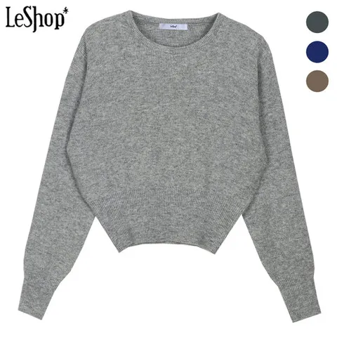 [ 롯데백화점 ][르샵] 캐시미어 크롭 컴포터블 니트 (BO9KP041A)