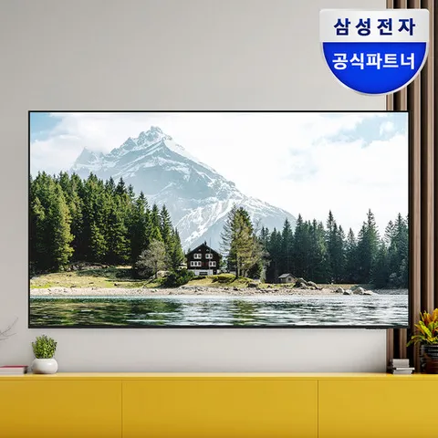 삼성전자 LED 4K UHD 214.7cm(85인치) 비즈니스TV LH85BFHLGFXKR 벽걸이형 에너지효율 1등급
