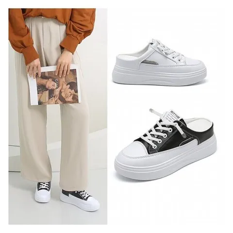 [잭앤질]잭앤질 소가죽 키높이 뮬 스니커즈(JC4598S)