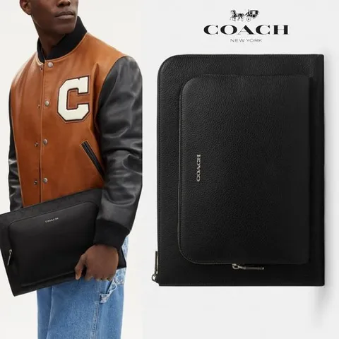 코치 COACH CU113 남자 가방 시그니쳐 Ethan 포토롤리오 파우치