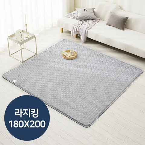 눕자 카본 탄소매트 전기요장판 라이트그레이 라지킹